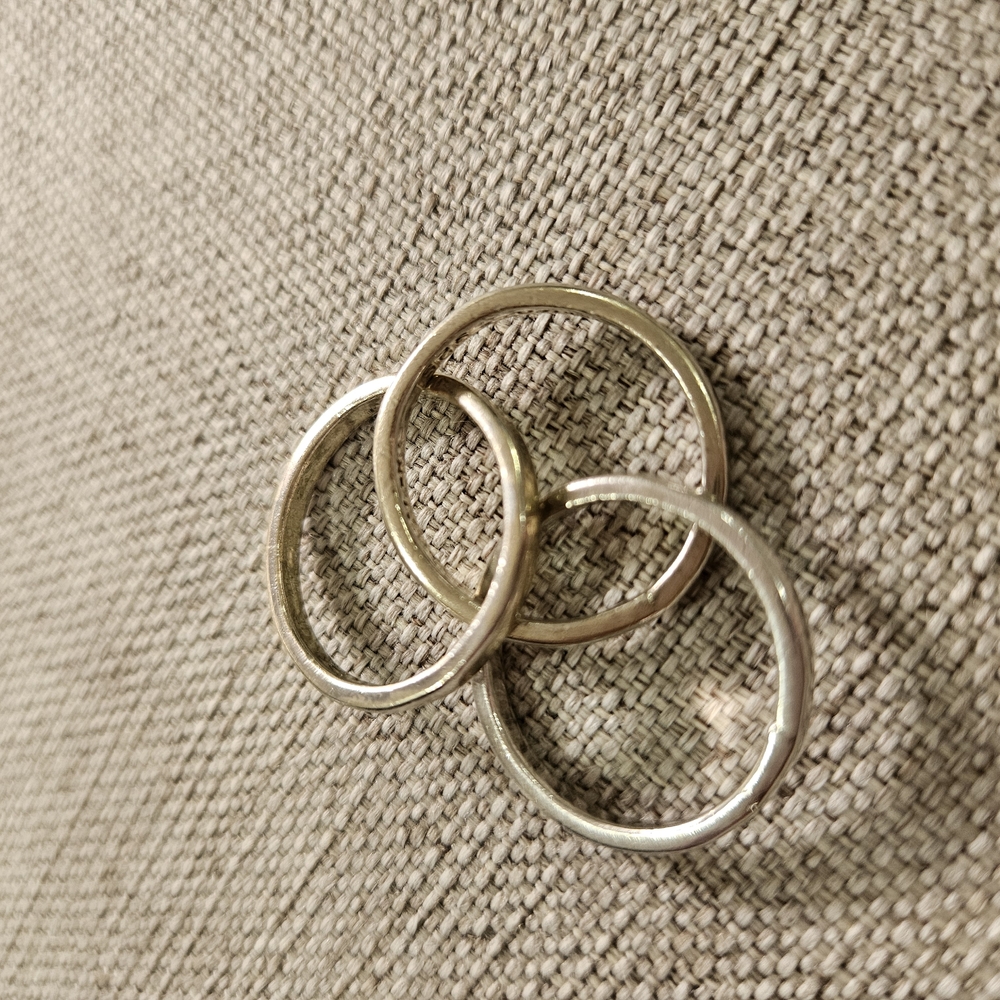 Elegant Silver-Tone Hoop Earrings